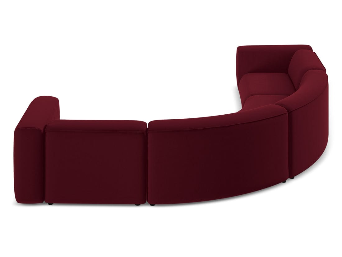 Makamii Coltar Modular, Sezlong Universal (pe Stanga sau pe Dreapta), Tapitat cu Stofa, Ekahi Velvet COR-3, l318xA318xH70 cm
