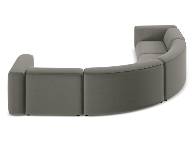 Makamii Coltar Modular, Sezlong Universal (pe Stanga sau pe Dreapta), Tapitat cu Stofa, Ekahi Velvet COR-3, l318xA318xH70 cm