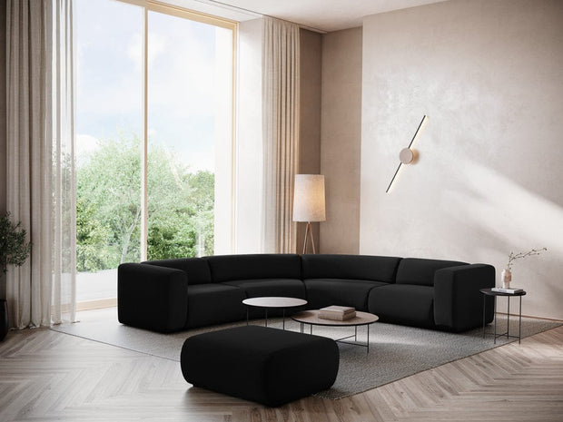 Makamii Coltar Modular, Sezlong Universal (pe Stanga sau pe Dreapta), Tapitat cu Stofa, Ekahi Velvet COR-3, l318xA318xH70 cm