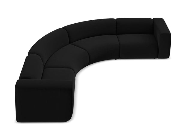 Makamii Coltar Modular, Sezlong Universal (pe Stanga sau pe Dreapta), Tapitat cu Stofa, Ekahi Velvet COR-3, l318xA318xH70 cm