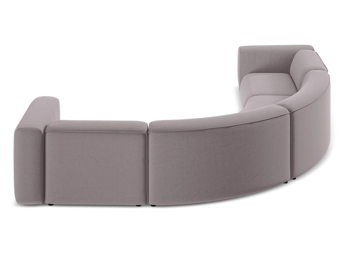 Makamii Coltar Modular, Sezlong Universal (pe Stanga sau pe Dreapta), Tapitat cu Stofa, Ekahi Velvet COR-3, l318xA318xH70 cm