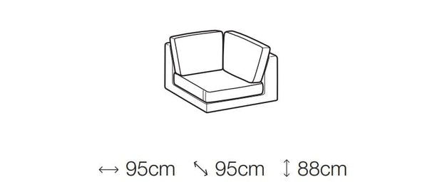 Coltar Sfingis Fix cu Benzi Elastice si Spuma Poliuretanica, Sezlong pe Dreapta, l258xA238xH84 cm (7)
