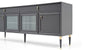 Comoda din pal cu 2 sertare si 4 usi, Lorenta Antracit, l215,6xA49xH85 cm (8)