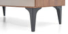 Comoda din pal, cu 3 sertare, Nova Cappuccino / Nuc, l108,9xA46,8xH78,4 cm (9)
