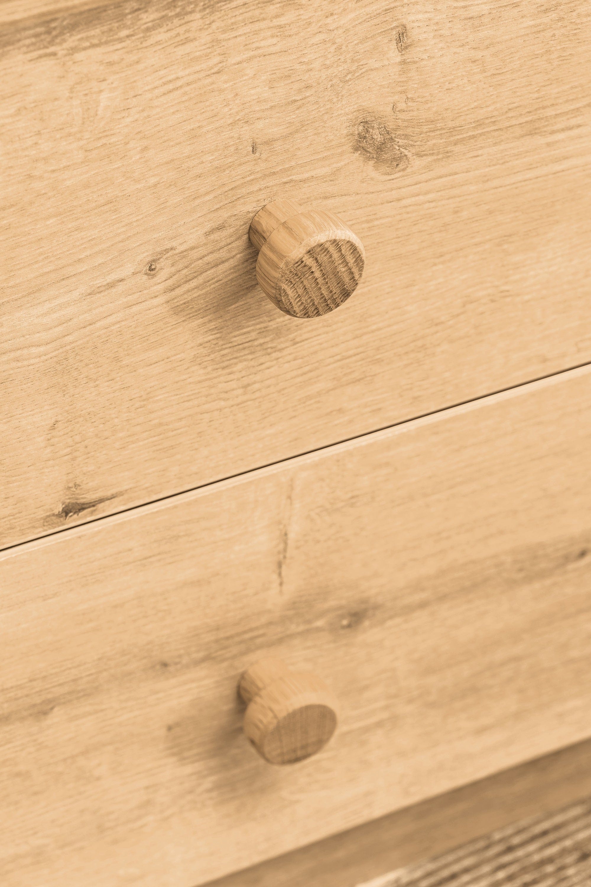 Comoda din pal cu 3 sertare, pentru tineret, Mocha Natur, l73xA43xH75 cm (11)