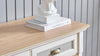 Comoda din pal si lemn, cu 4 sertare, Toscana Moonstone Ivoir, l115,8xA53,4xH83,4 cm (1)