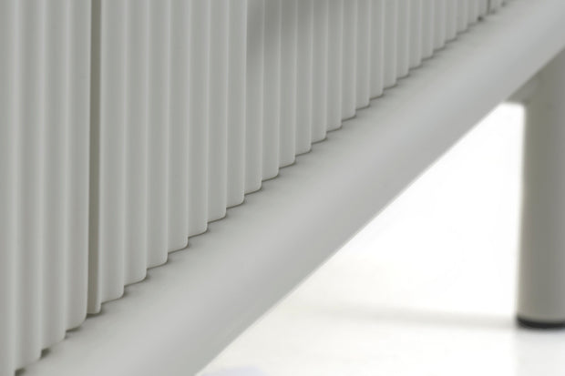 Unique Furniture A/S Comoda TV din MDF, cu 1 sertar si 2 usi, Palma Grej, l45xA140xH50 cm