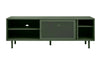Unique Furniture A/S Comoda TV din metal, cu 2 usi, Veep Verde Olive, l160xA45xH55 cm