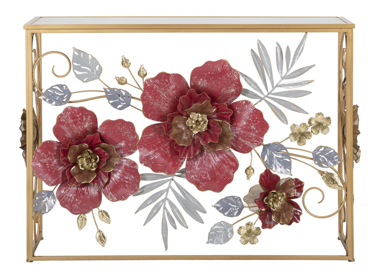 Consola din metal, Love Multicolor, l108xA36,8xH80 cm (5)