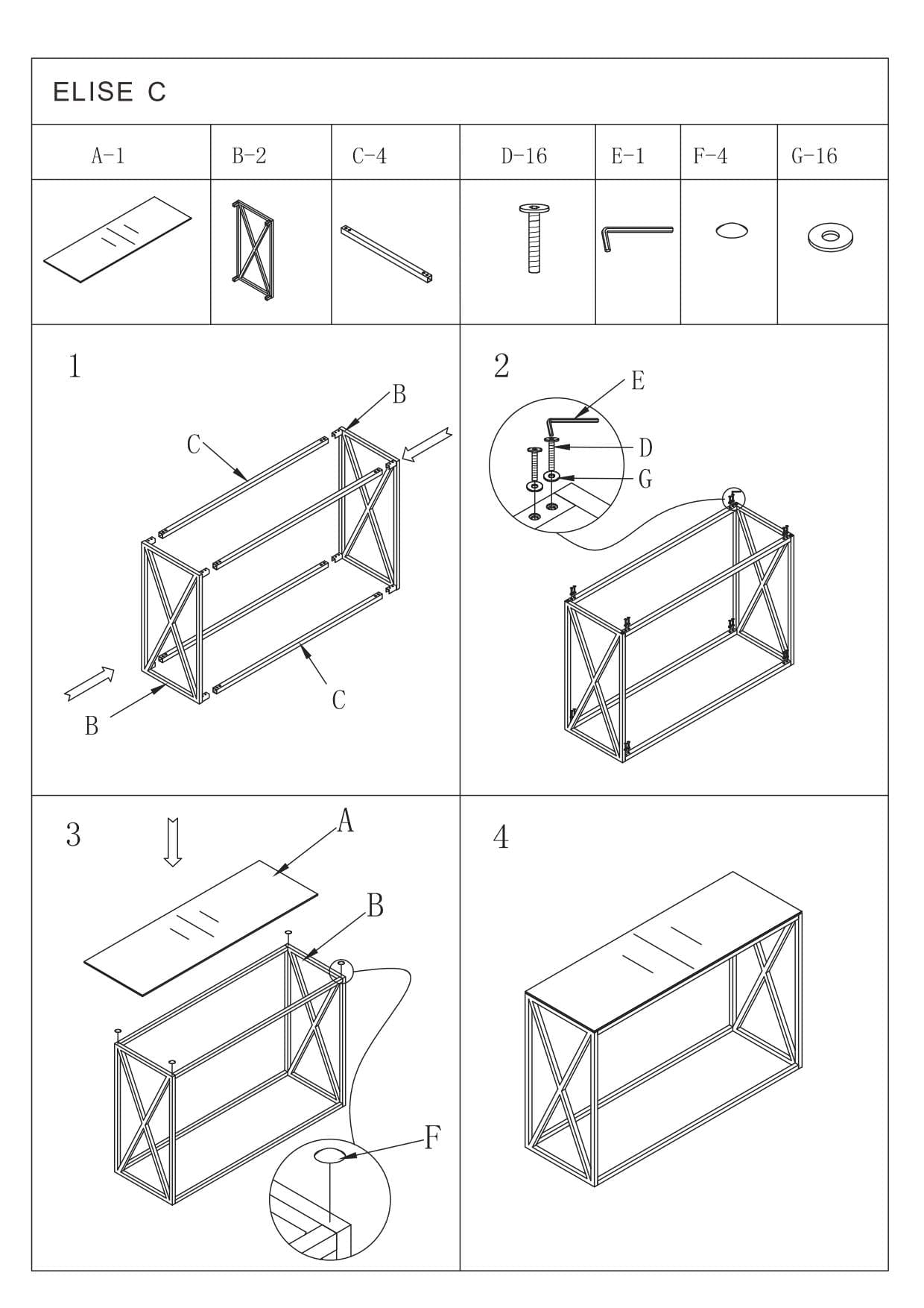 Consola din sticla si metal, Elisabett C Fumuriu / Auriu, l120xA40xH78 cm (1)
