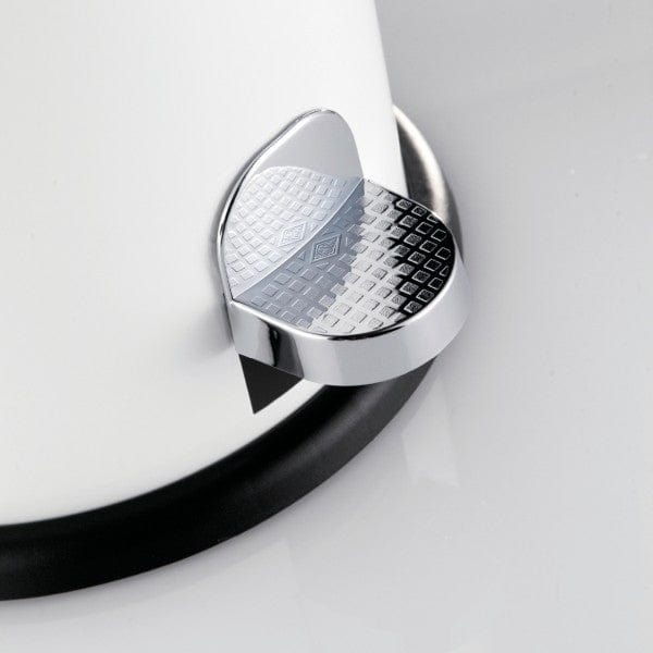 BFSummer Cos de gunoi cu pedala, din metal, Single Master Lime 9L, Ø30xH40 cm