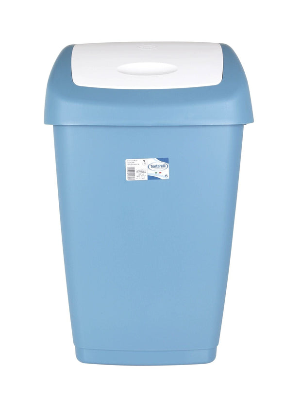 Inde Soler Hispania Cos de gunoi din plastic, Aurora Albastru, 50L, l40xA32xH65 cm