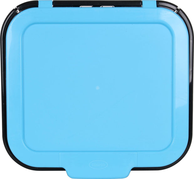 Inde Soler Hispania Cos de gunoi din plastic, Coverline Negru / Albastru, 44L, l38,5xA34,5xH54,5 cm