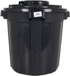 Inde Soler Hispania Cos de gunoi din plastic, Hop Negru, 50L, Ø49,5xH50 cm