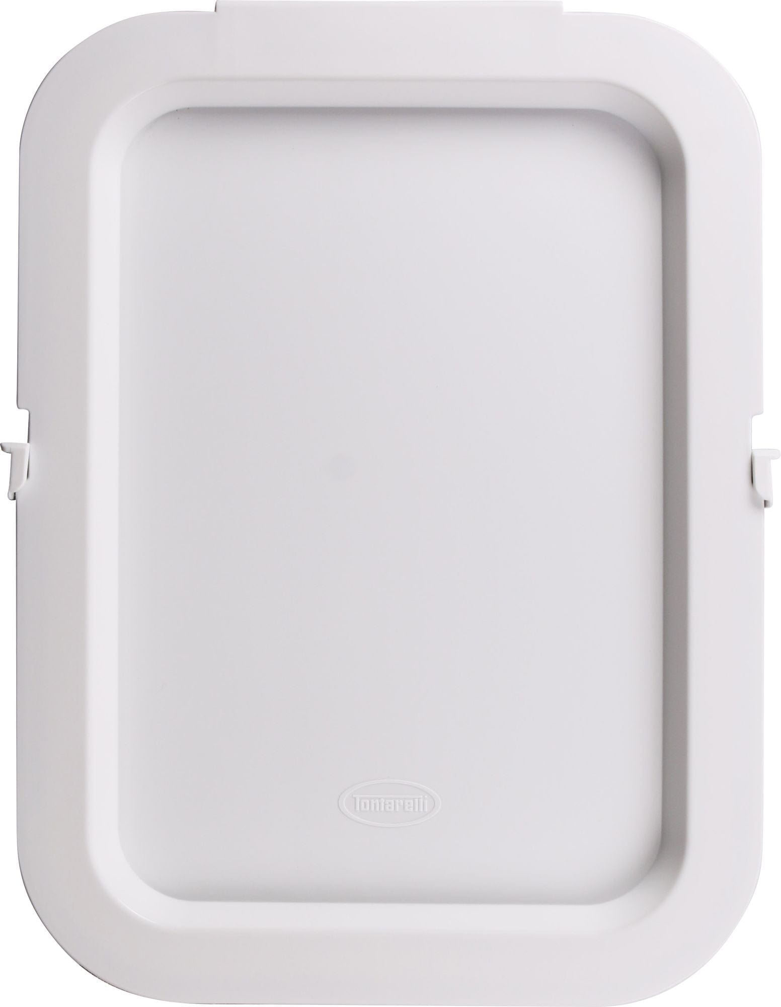 Inde Soler Hispania Cos de gunoi din plastic, Moda Alb / Negru, 38L, l37,8xA28,5xH60,6 cm