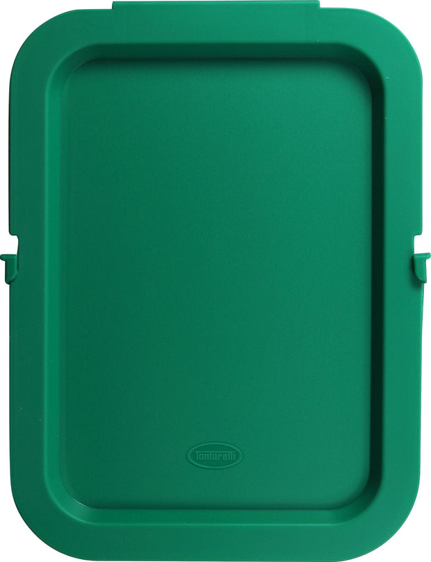 Inde Soler Hispania Cos de gunoi din plastic, Moda Negru / Verde, 24L, l33,7xA26xH45,5 cm