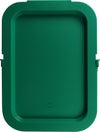Inde Soler Hispania Cos de gunoi din plastic, Moda Negru / Verde, 38L, l37,8xA28,5xH60,6 cm