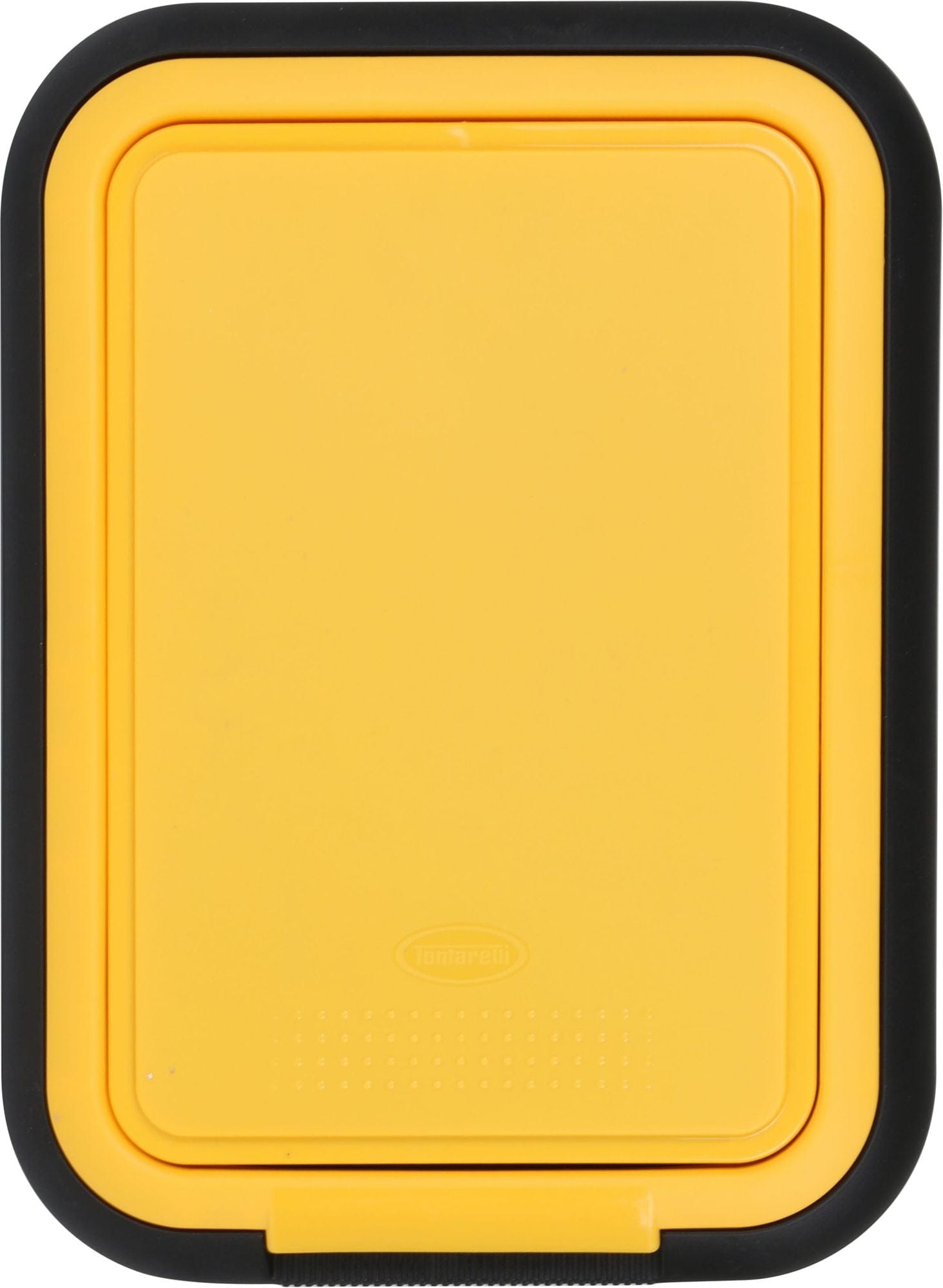 Inde Soler Hispania Cos de gunoi din plastic, Tapa Negru / Galben, 45L, l39,2xA29,2xH59,6 cm