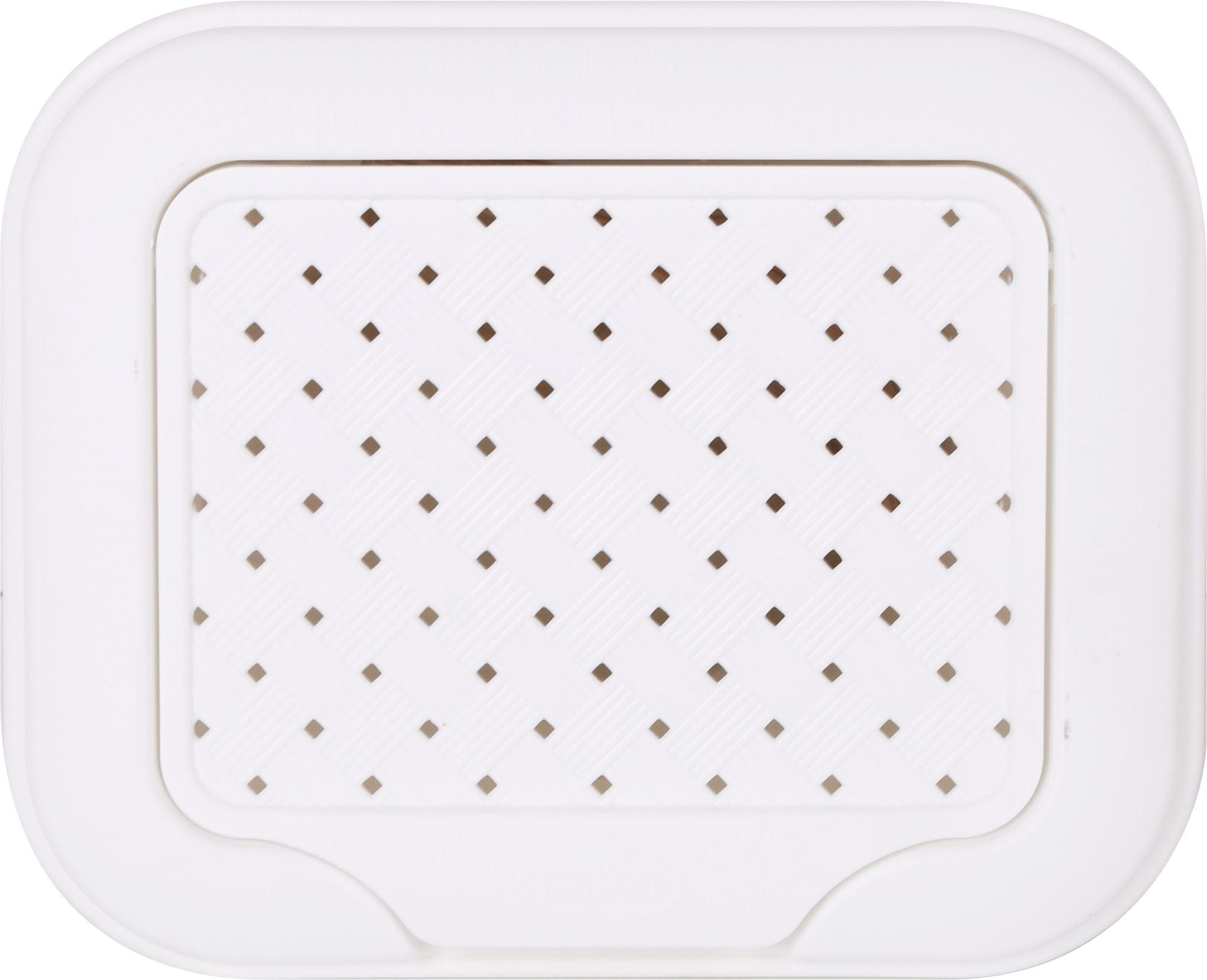 Inde Soler Hispania Cos de gunoi pentru baie, din plastic, Arianna Alb, 10L, l24xA20xH35 cm