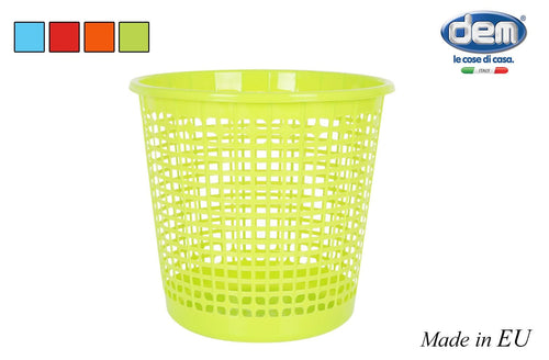 Inde Soler Hispania Cos de gunoi pentru birou, din plastic, Office Verde, Ø27xH25,5 cm