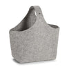 Cos pentru depozitare si organizare cu maner, din pasla, Storage Filz 1H Small Gri, L32xl18xH43 cm