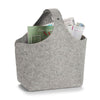 Cos pentru depozitare si organizare cu maner, din pasla, Storage Filz 1H Small Gri, L32xl18xH43 cm (1)
