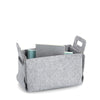 Cos pentru depozitare si organizare cu manere, din pasla, Storage Medium Gri Deschis, L29xl15xH17,5 cm (1)