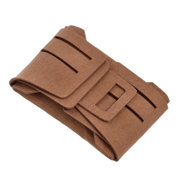 Cos pentru depozitare si organizare cu manere, din pasla, Storage Medium Maro, L29xl15xH17,5 cm (4)