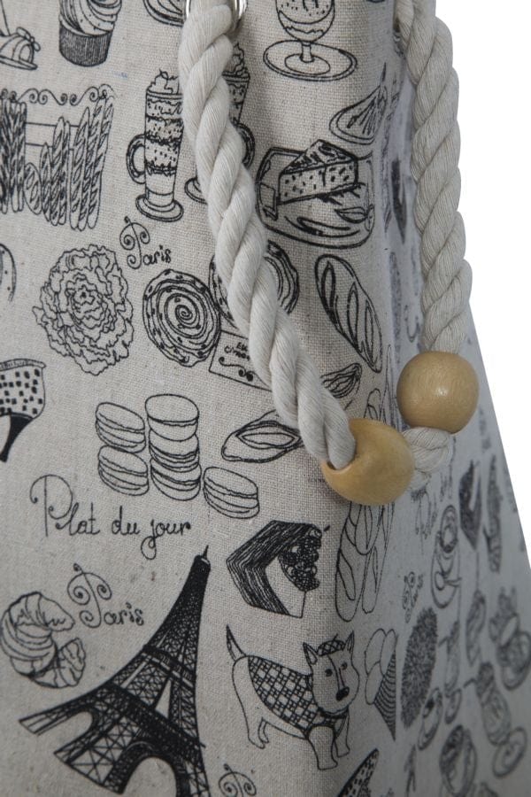 Cos pentru rufe cu manere Paris Multicolor, l40xA32xH48 cm (2)