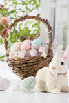 BFSummer Cosulet decorativ cu oua Pastel Natural Easter, L22xl20xH34 cm