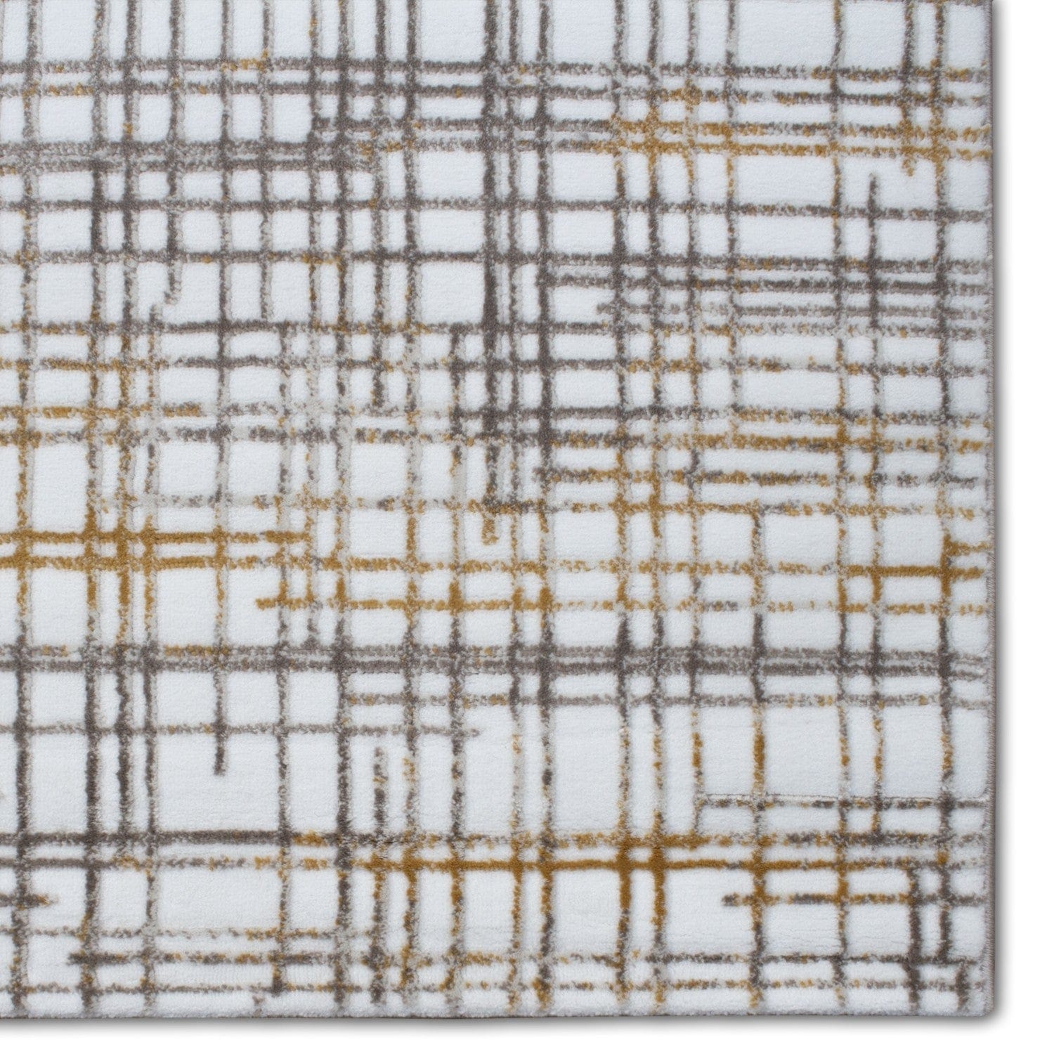 Covor Alice 2639A Alb / Gri / Mustariu (2)