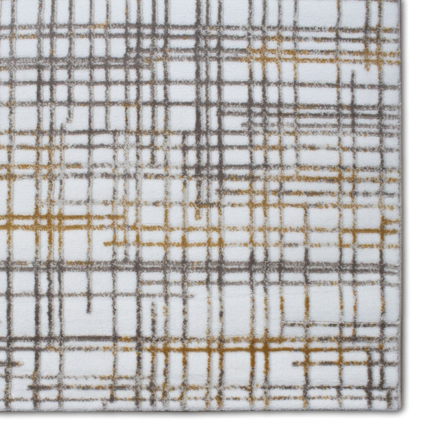 Covor Alice 2639A Alb / Gri / Mustariu (2)