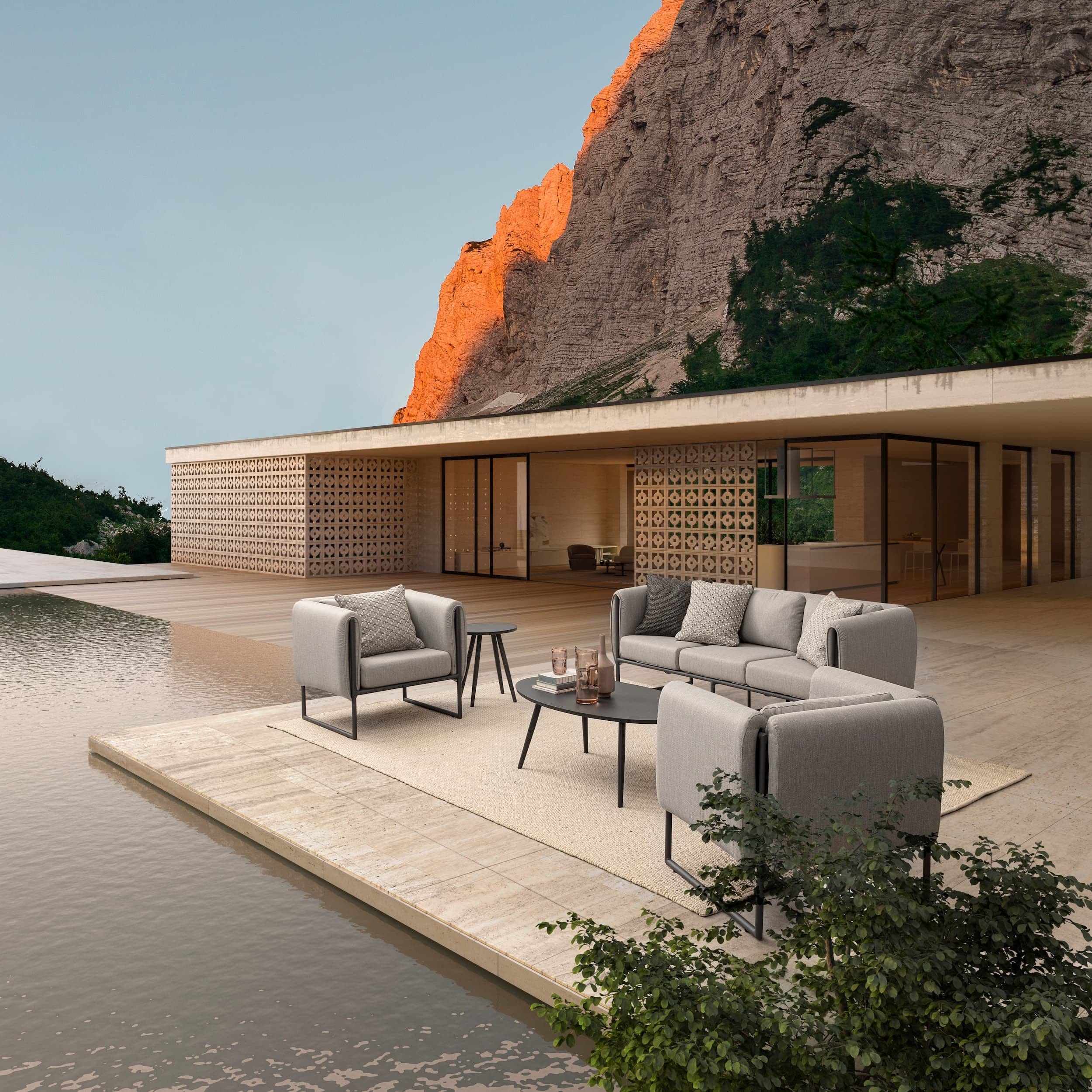 Covor de exterior, Savan Bej (5)