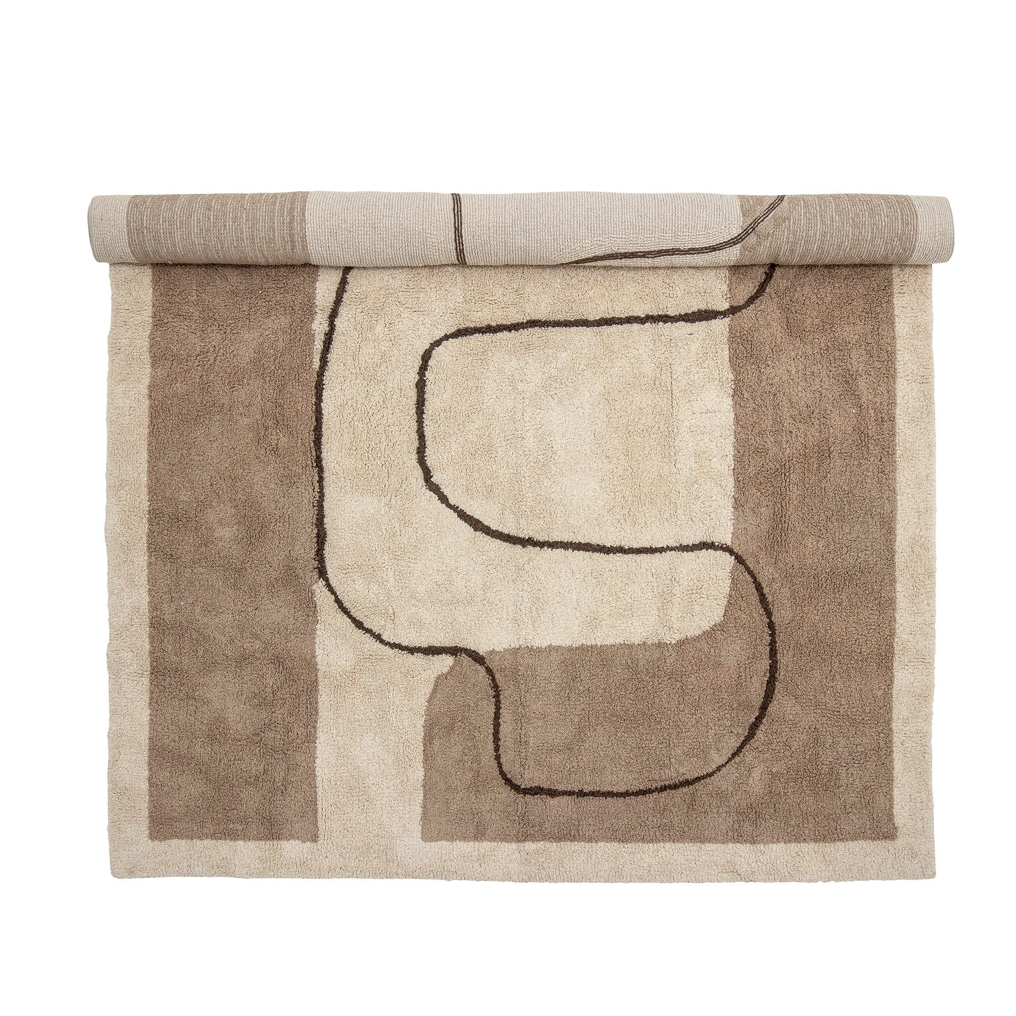 Covor din bumbac, Bet Natural, 215 x 150 cm