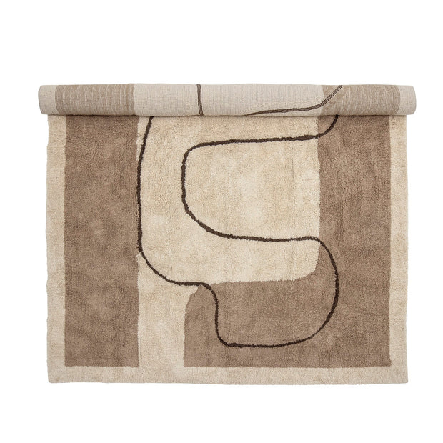 Covor din bumbac, Bet Natural, 215 x 150 cm