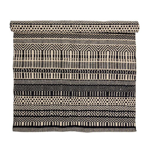 Covor din lana, Joob Negru, 180 x 120 cm