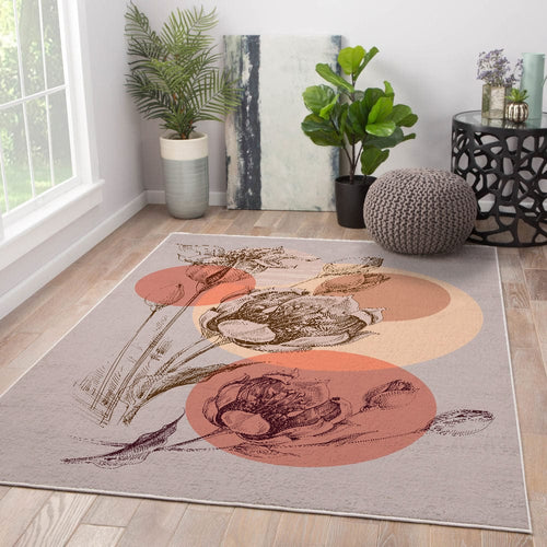 Covor din poliester, Clahin R20534 Multicolor