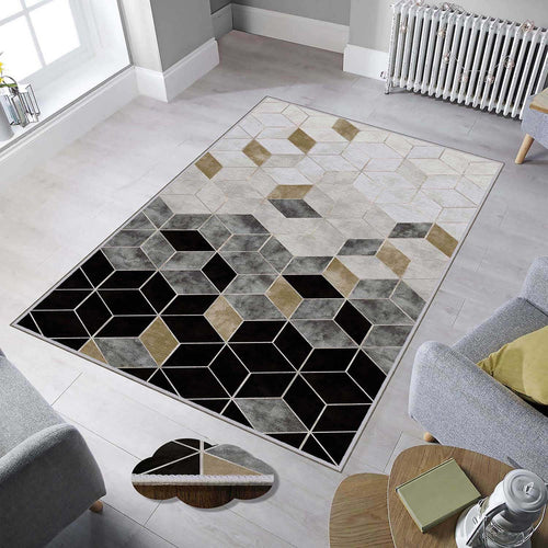 Covor din poliester, Dianech 217 Multicolor