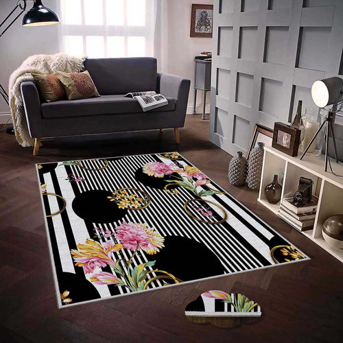 Covor din poliester, Elreant 302 Multicolor