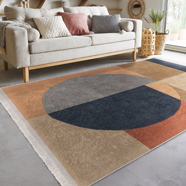 Covor din poliester, Halidik Deluxe-11016 Multicolor (2)