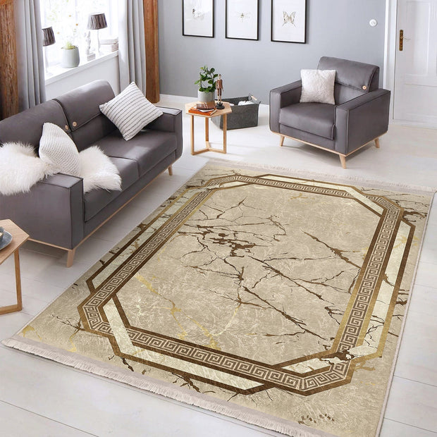 Covor din poliester, Halidik Deluxe-11017 Multicolor (2)