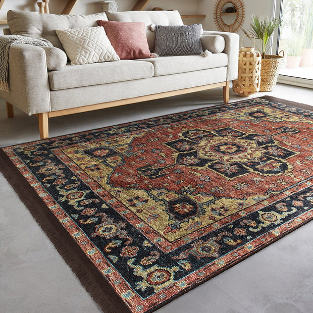 Covor din poliester, Halidik Deluxe-11034 Multicolor (2)