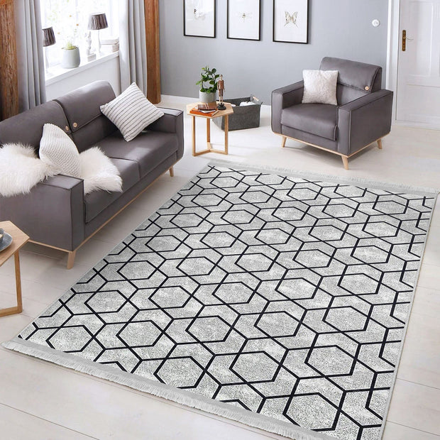 Covor din poliester, Halidik Deluxe-11102 Multicolor (6)