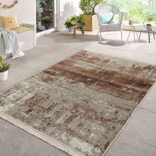 Covor din poliester, Halidik Deluxe-11105 Multicolor (1)