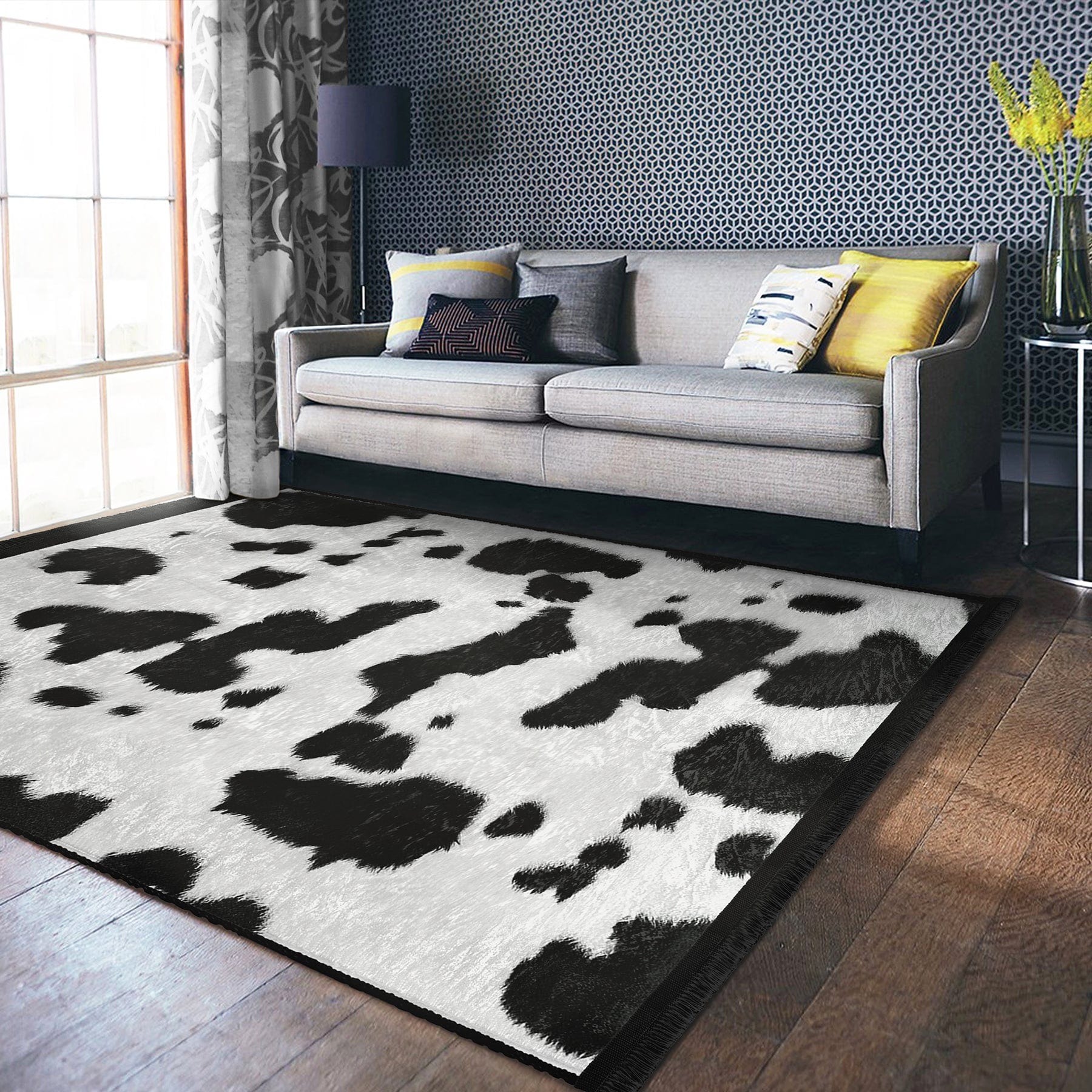 Covor din poliester, Halidik Deluxe-11122 Multicolor (5)