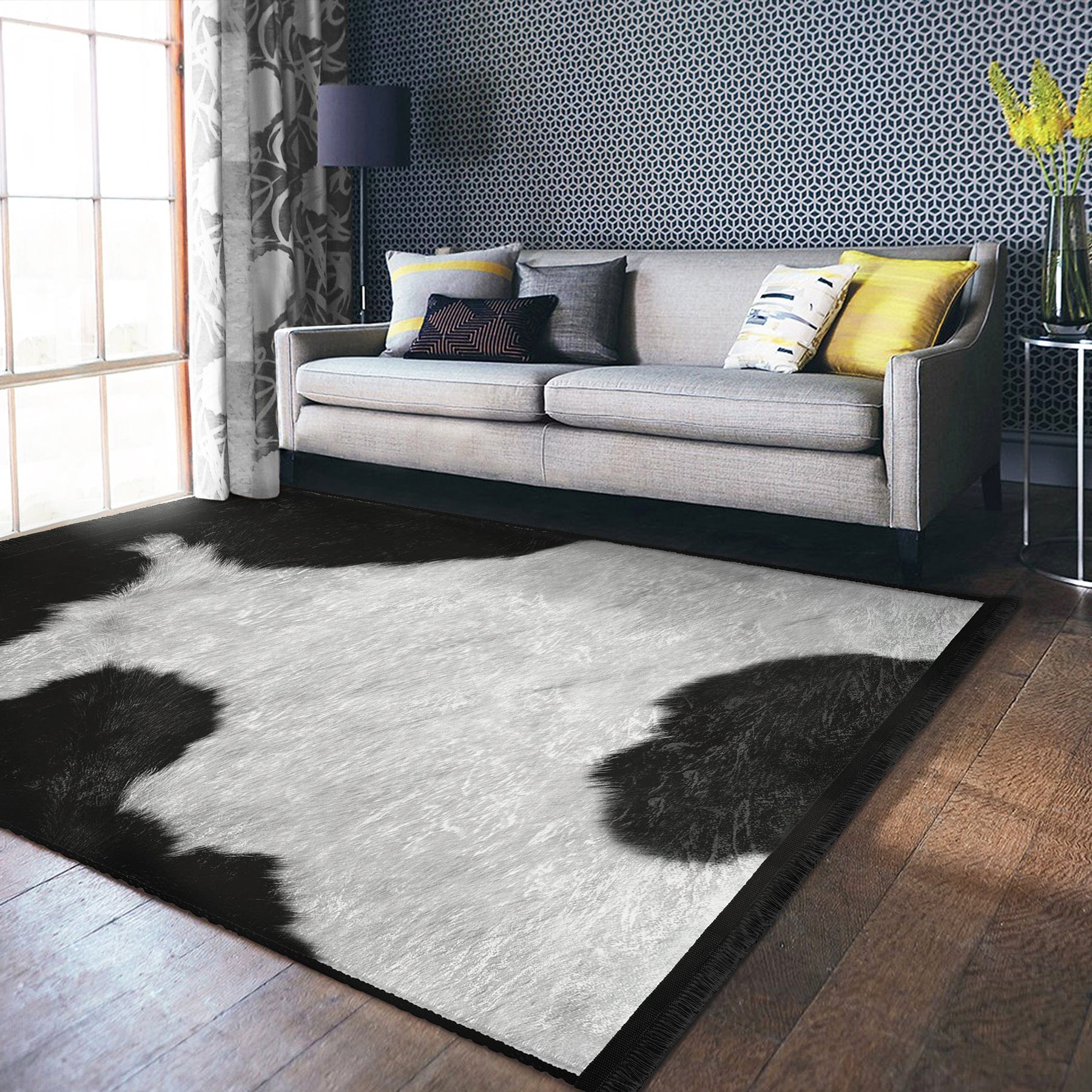 Covor din poliester, Halidik Deluxe-11123 Multicolor (5)