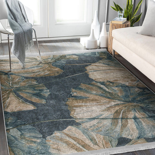 Covor din poliester, Halidik Deluxe-11130 Multicolor & HLLKTR-HaliDik-Deluxe-11130