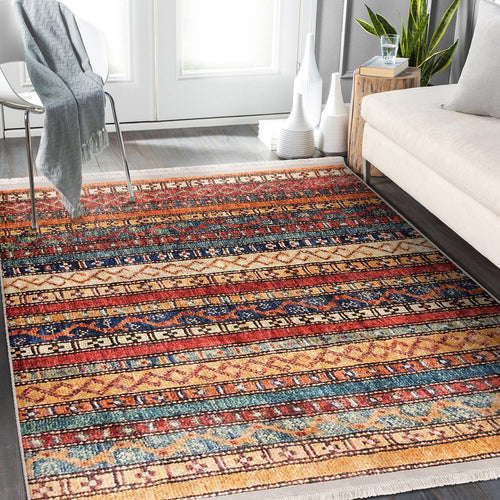 Covor din poliester, Halidik Deluxe-11134 Multicolor & HLLKTR-HaliDik-Deluxe-11134