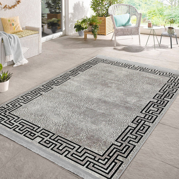 Covor din poliester, Halidik Deluxe-11136 Multicolor (1)