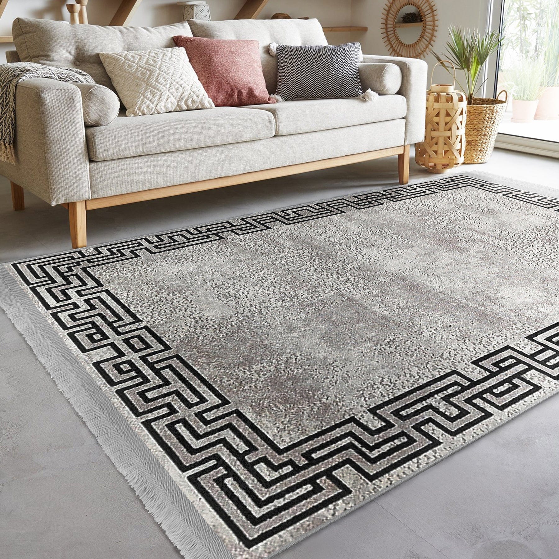 Covor din poliester, Halidik Deluxe-11136 Multicolor (3)